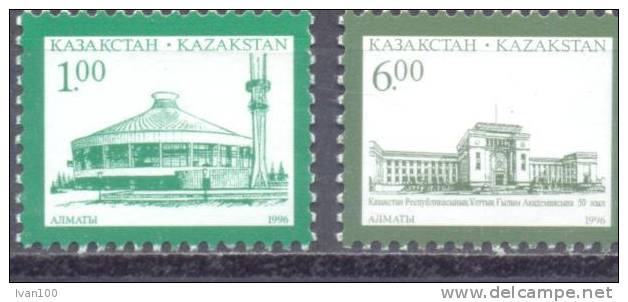 1996. Kazakhstan, Definitives, 2v,  Mint/** - Kasachstan