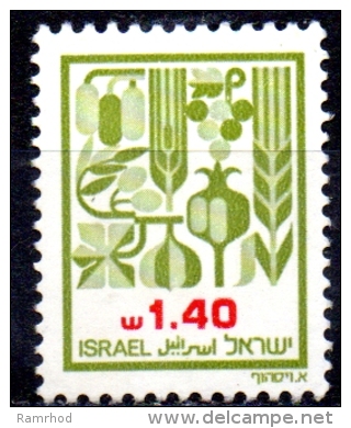ISRAEL 1982 Agricultural Products 1s.40 - Green And Red MNG - Unused Stamps (without Tabs)
