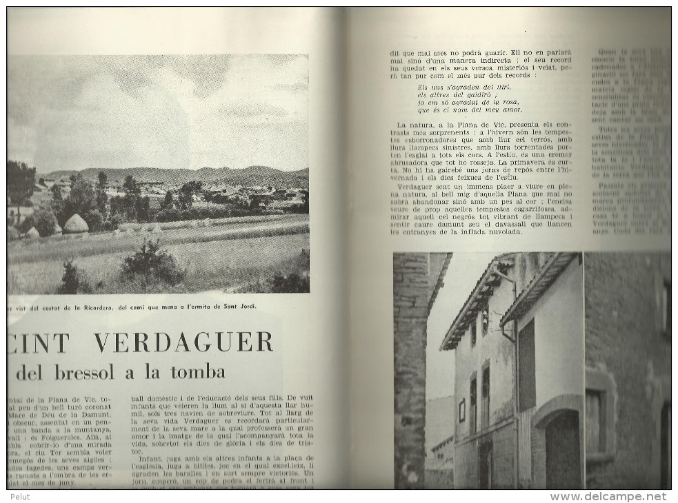 Hommage à JACINT VERDAGUER Presencia Catalana, Paris 1953 - Institut Catalan De Culture En Exil - Cultura