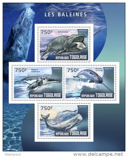 Togo. 2014 Whales. (406a) - Ballenas