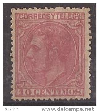 ES202-L2917.Spain.Espagne.ALFONSO  Xll .1878(Ed 202* )sin Charnela.MUY BONITO - Nuevos