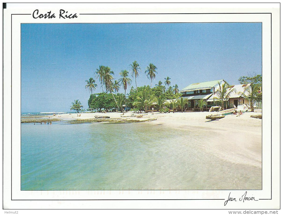 PUERTO VIEJO (Costa Rica) Limon Province Provincia - Plage Beach (RARE Animée Circulé MIAMI FL Voir Détails 2scan)MEA154 - Costa Rica