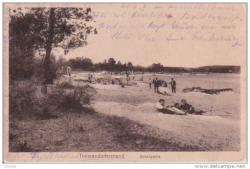 AK Timmendorfer Strand - Strandpartie - 1917 (8209) - Timmendorfer Strand