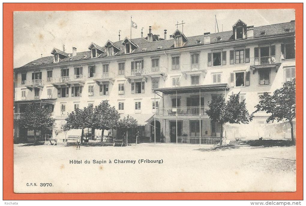 N14/417, Hôtel Du Sapin à Charmey, 3970, Circulée 1905 - Charmey