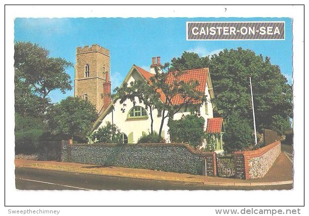 Caister - On - Sea, The Church. Post Used 1972  NORFOLK CONSTANCE POSTCARD - Other & Unclassified