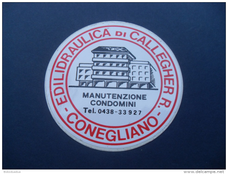 ADESIVO PUBBLICITARIO EDILIDRAULICA CALLEGHER - CONEGLIANO TREVISO - Stickers