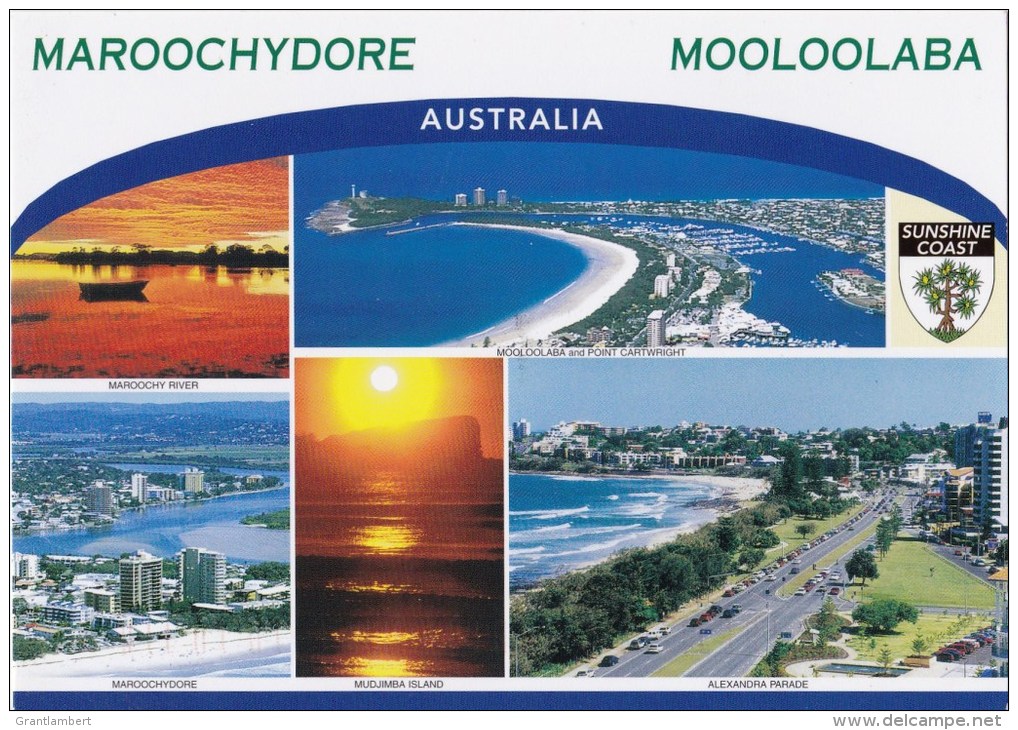 Maroochydore &amp; Mooloolaba Multiview, Sunshine Coast, Queensland - Gold Card 1100, Posted 2009 - Sunshine Coast