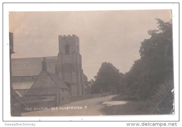 RP THE CHURCH OLD HUNSTANTON No.7 NORFOLK  USED 1911 - Altri & Non Classificati