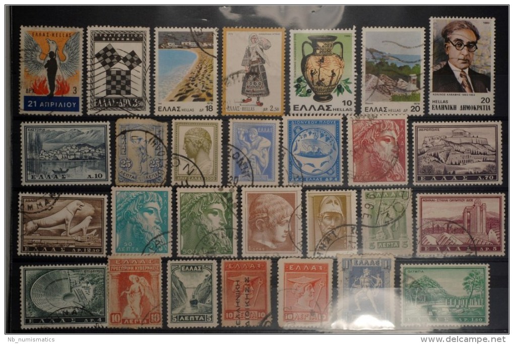 Greece-Lot Stamps (ST1) - Collezioni (senza Album)