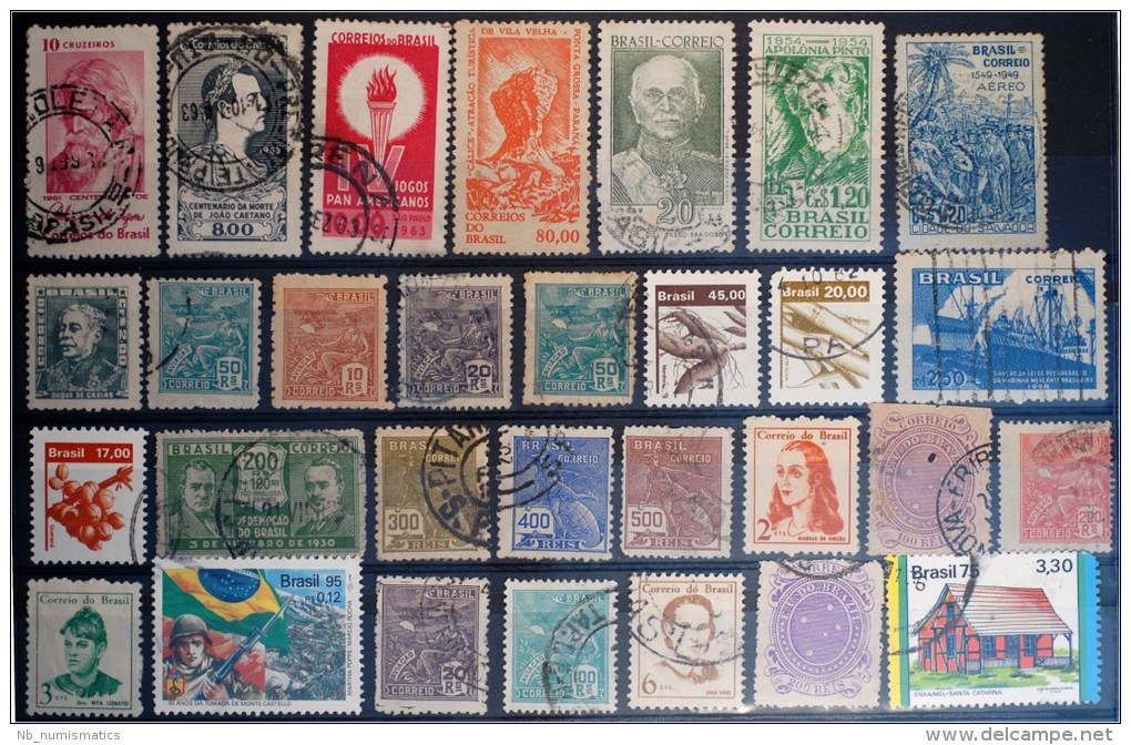 Brasil-Lot Stamps (ST45) - Collections (sans Albums)