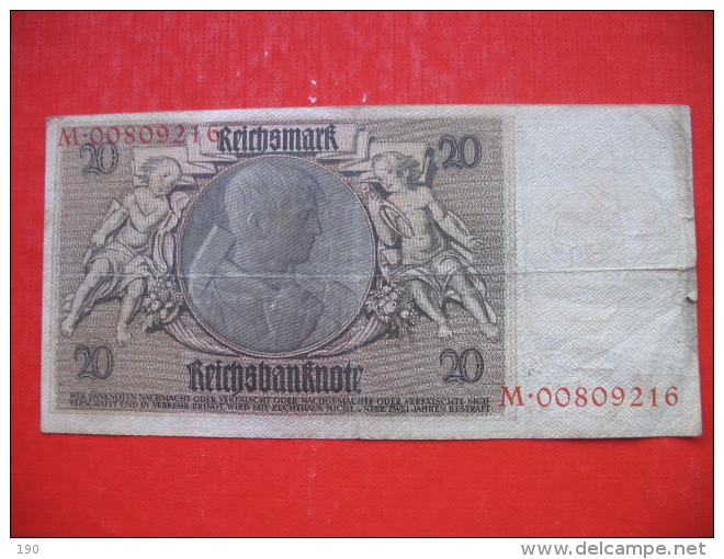 20 REICHSMARK - 20 Mark