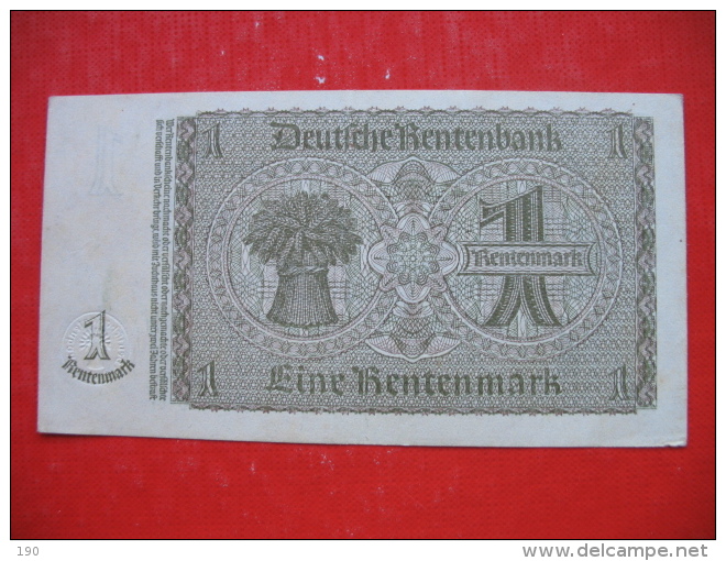 1 RENTENMARK - 1 Rentenmark