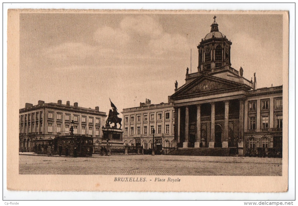 BELGIQUE . BELGIË . BRUXELLES . PLACE ROYALE - Ref. N°7015 - - Monuments