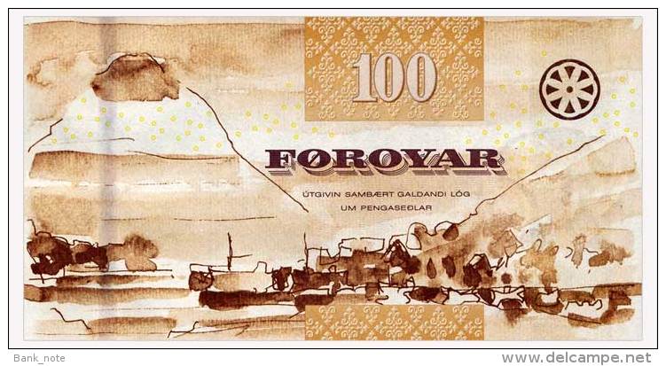 FAEROE ISLANDS 100 KRONUR 2011 Pick 30 Unc - Isole Faroer