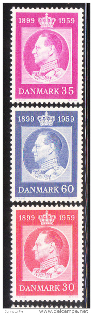 Denmark 1959 King Frederik's 60th Birthday MLH - Nuevos