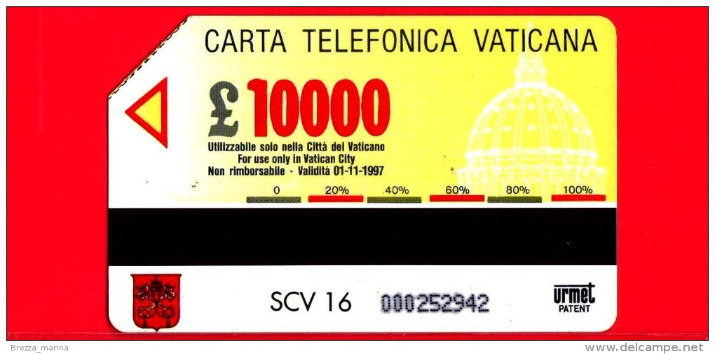 Scheda Telefonica - USATA - VATICANO N. 16 - C & C 6016 - Piazza S. Pietro - Natale - Presepe - Vaticano