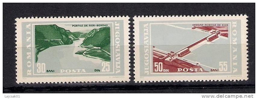 Yugoslavia - Romania 1965. DJERDAP Hydroelectric Project MNH - Elektriciteit