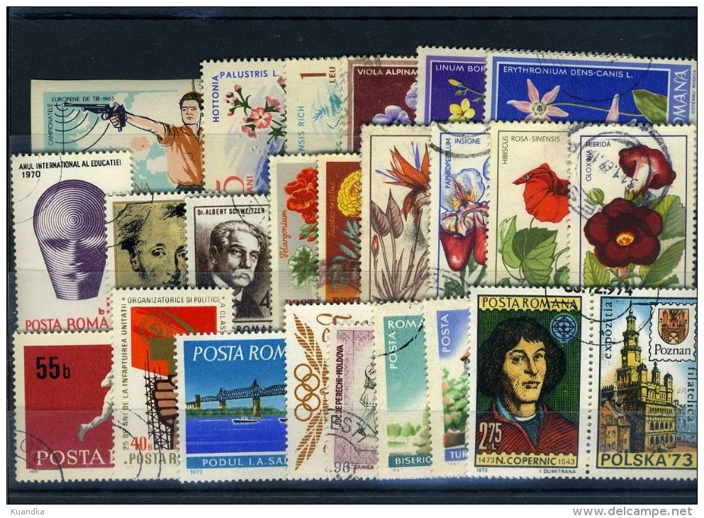 1965-1979 Nice Lot Of 24 Used Stamps,Romania,Rumänien,Roumanie,Rumania,Used - Autres & Non Classés