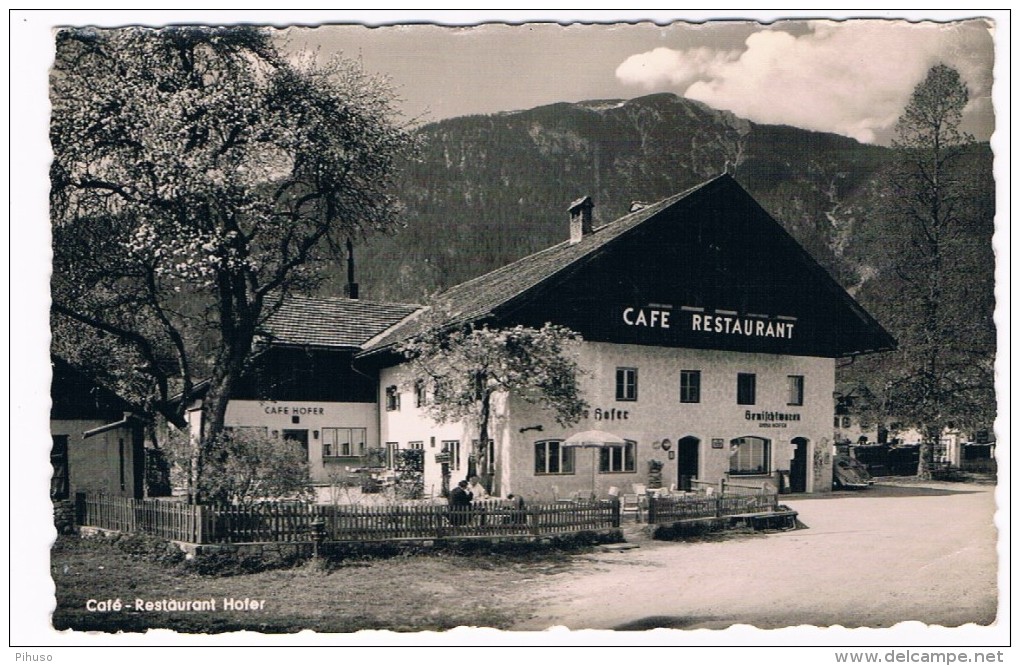 Ö-2196    LECHTAL / WEISSENBACH : Cafe-Restaurant Hofer - Lechtal