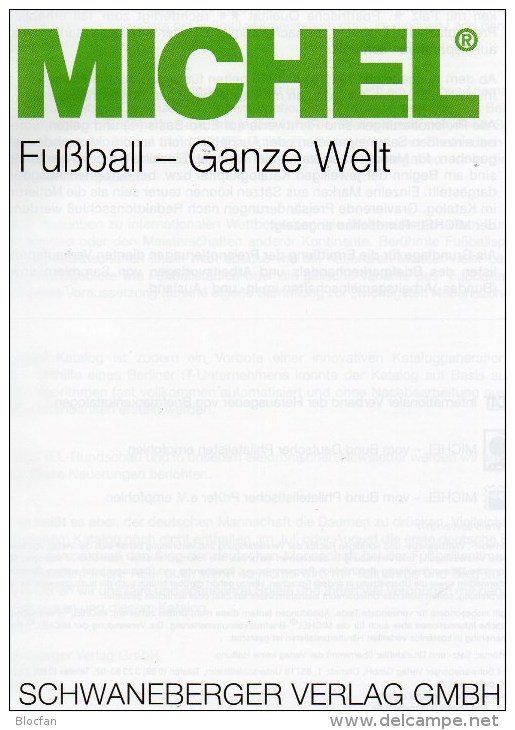 Fußball EUROPA Championat 2008+MICHEL Katalog 2014+Brasilien 2264/7,4ZD+4-Block ** 65€ Recife Rio Soccer Sheet Bf BRAZIL - Collections