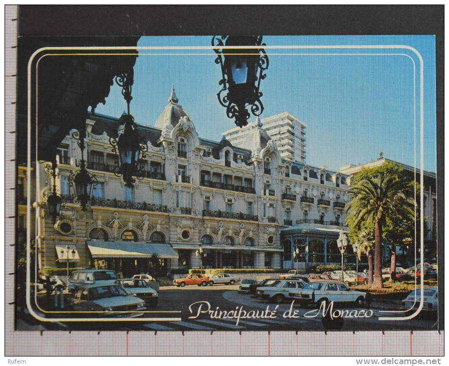 HOTEL DE PARIS - MONACO - 2 Scans (Nº08080) - Hôtels