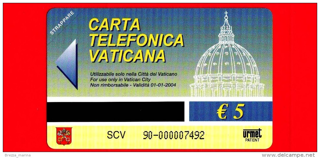 Scheda Telefonica - Nuova - VATICANO N. 90 - C&C 6090 - Cristo Redentore, Basilica Di San Pietro - Vatican