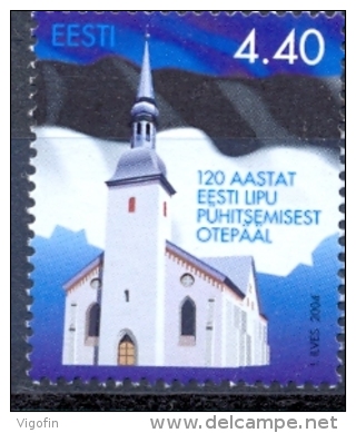EE 2004-490 150A&#731;NATIONAL FLAG, ESTONIA, 1 X 1v, MNH - Estland