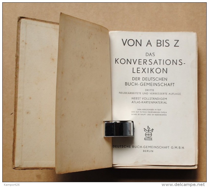 1932 Von A Bis Z Das KONVERSATIONS - LEXIKON Histoire Illustré - Encyclopedias