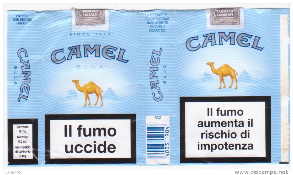 TABACCO - CAMEL COLLECTORS -  CAMEL BLUE  - EMPTY SOFT PACK ITALY - - Tabaksdozen (leeg)