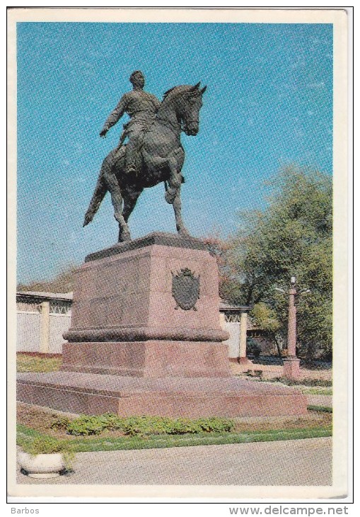Moldova  ; Moldavie ; Moldau ; 1974 ; Chisinau  ; Monument Of G.Kotovskii ;  Postcard - Moldova