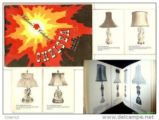 CHELSEA’S CATALOG OF LAMPS Catalogue Lampe Lamp Luminaire Design 1949-1950 Rare ! - Autres & Non Classés