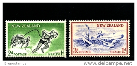 NEW ZEALAND - 1957  LIFEGUARDS  SET  MINT NH - Nuovi