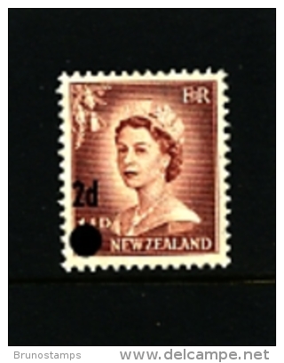 NEW ZEALAND - 1958  PROVISIONAL (WITHOUT STARS)   MINT NH - Nuovi