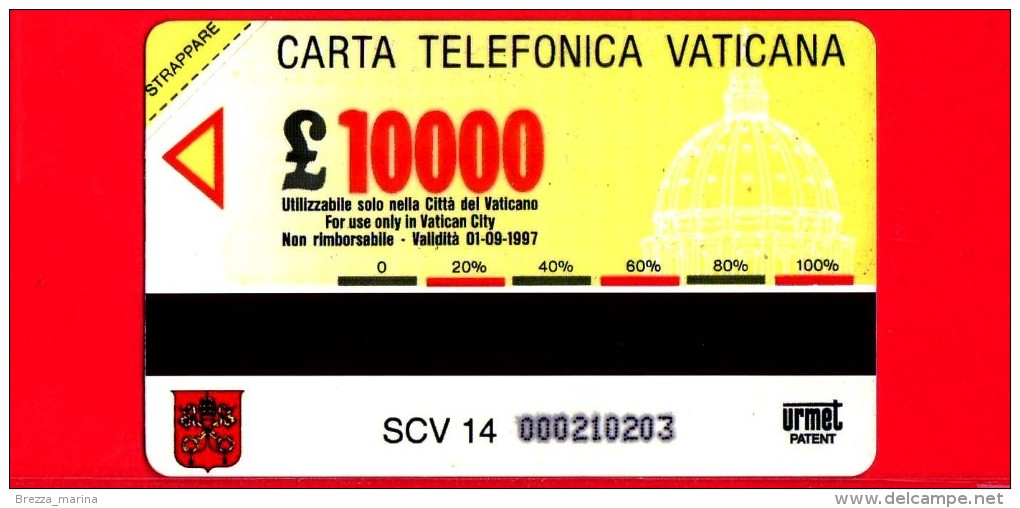 Scheda Telefonica - Nuova - VATICANO N. 14 - C&C 6014 - Centenario Della Radio - Microfono Marconi - Pio XI - Vaticano