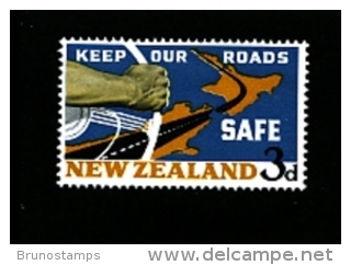 NEW ZEALAND - 1964  ROAD SAFETY  MINT NH - Nuovi