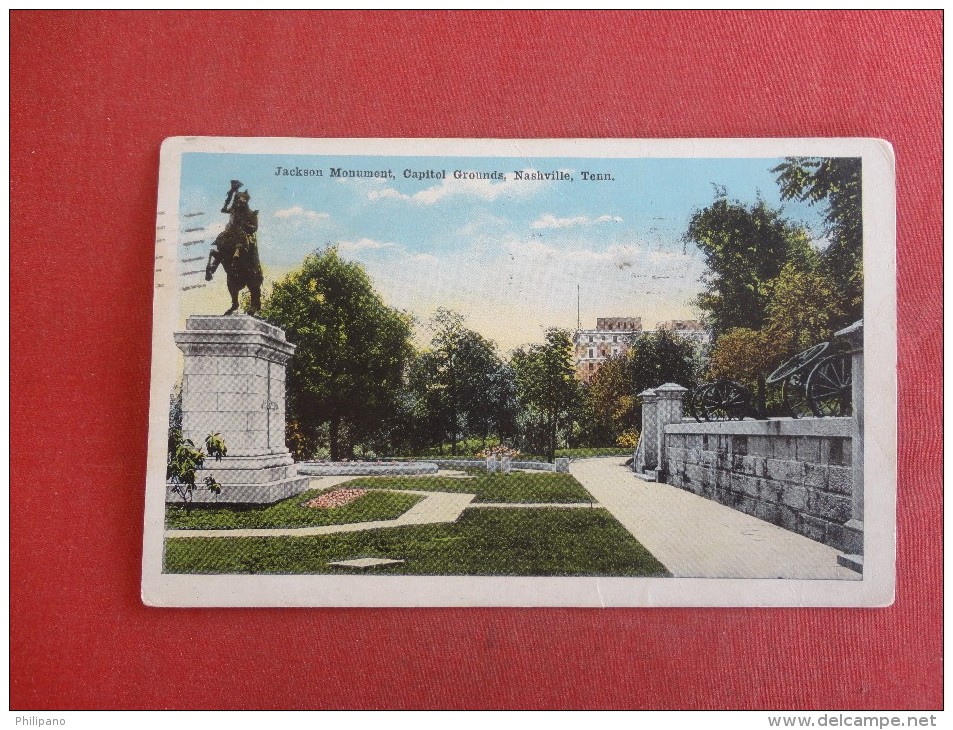 Tennessee> Nashville  -  Jackson Monument  Capitol Grounds -1473 - Nashville