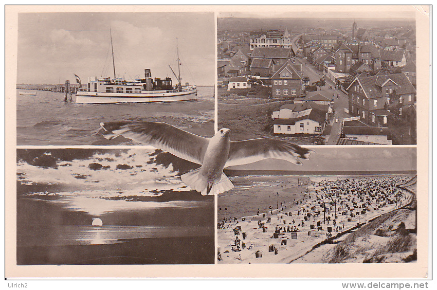 AK Nordseebad Langeoog - Mehrbildkarte - 1955 (8241) - Langeoog