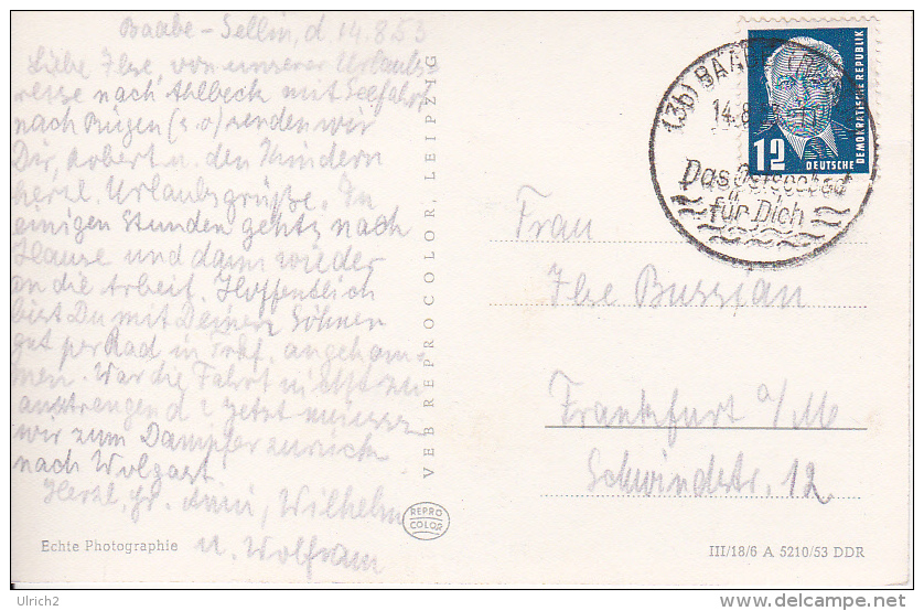 AK Sellin (Rügen) - Kurhaus Und Strand-Hotel - 1953 (8242) - Sellin