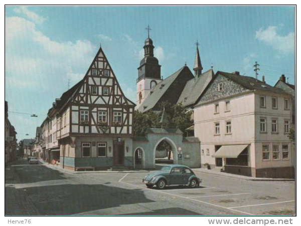 ALLEMAGNE - KIRCHBERG/HUNSRUCK - Marktplaz - Volkswagen - Coccinelle - CPSM - Andere & Zonder Classificatie