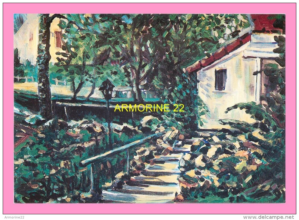 CPM CHENOVE    Maison Dans La Verdure , Acrylique Sur Toile De Michel Paupert 1991 - Chenove
