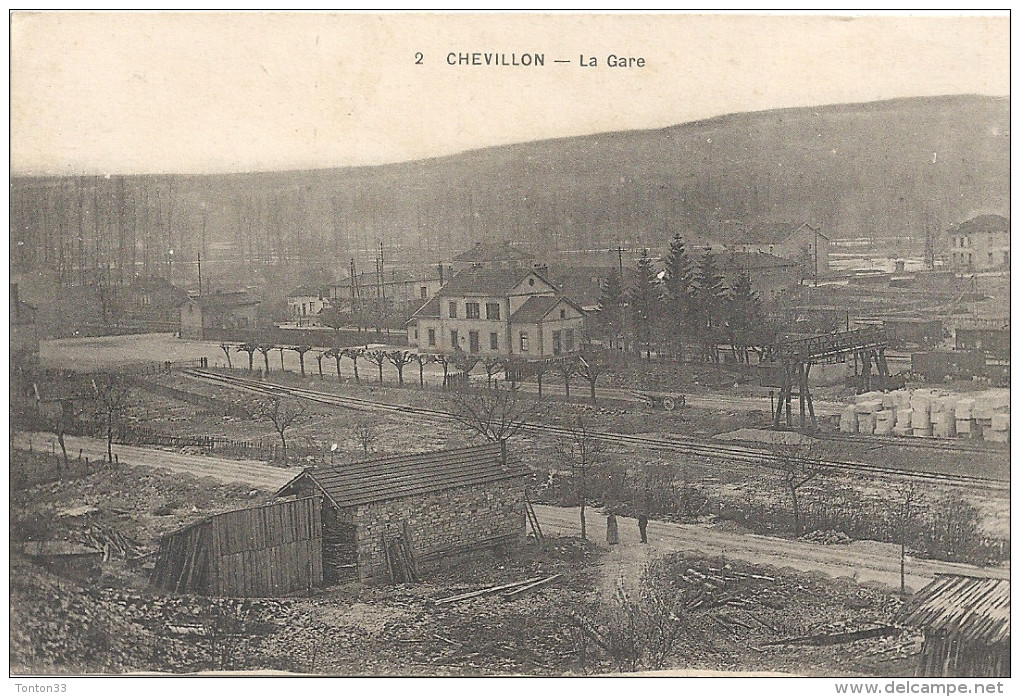 CHEVILLON - 52 - VUE RARE De La Gare - ENCH - - Chevillon