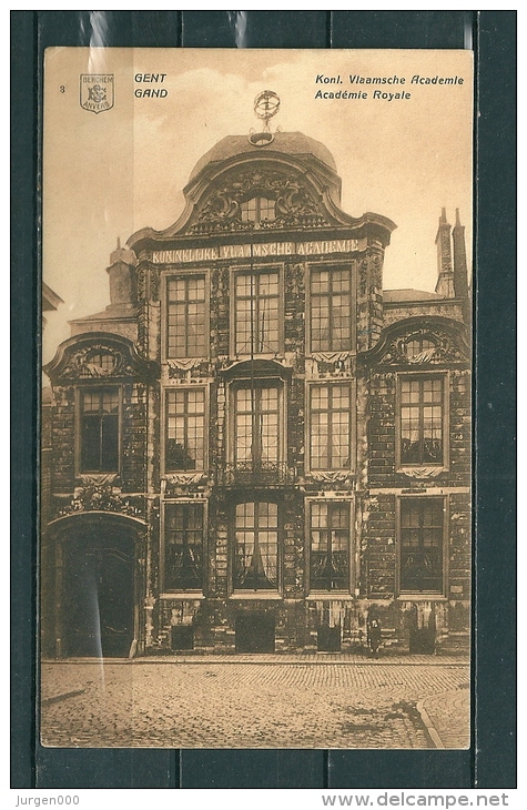 GAND: Académie Royale,  Gelopen Postkaart  (GA14734) - Gent