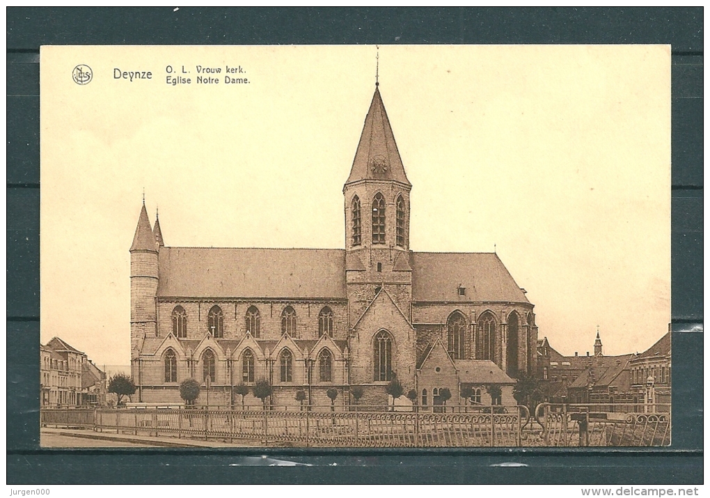 DEYNZE: O.L.Vrouw Kerk, Niet Gelopen Postkaart (GA14991) - Deinze