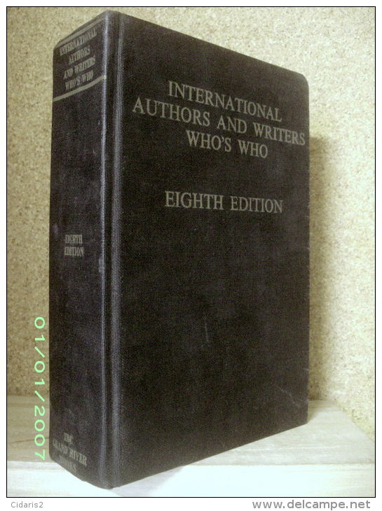 INTERNATIONAL AUTHORS WRITERS WHO´S WHO Annuaire Généalogie Auteur Ecrivain Litterature 1977 ! - Genealogy