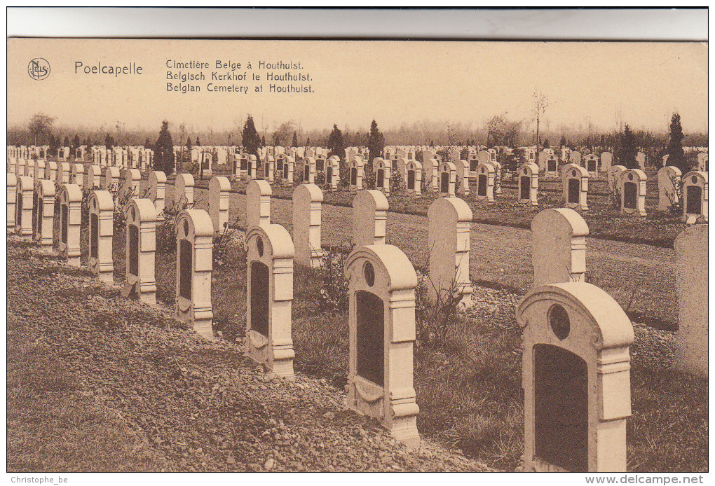 Poelcapelle, Belgisch Kerkhof Te Houthulst, Belgian Cemetery In Houthulst (pk14260) - Langemark-Poelkapelle