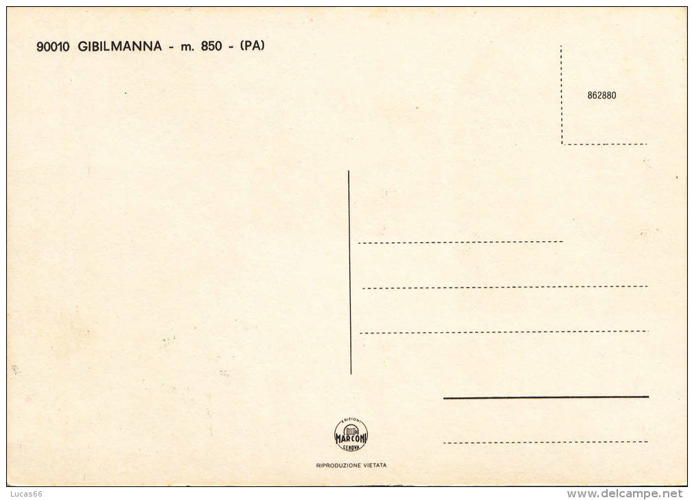 1970 CIRCA SALUTI DAL SANTUARIO DI GIBILMANNA - Altri & Non Classificati