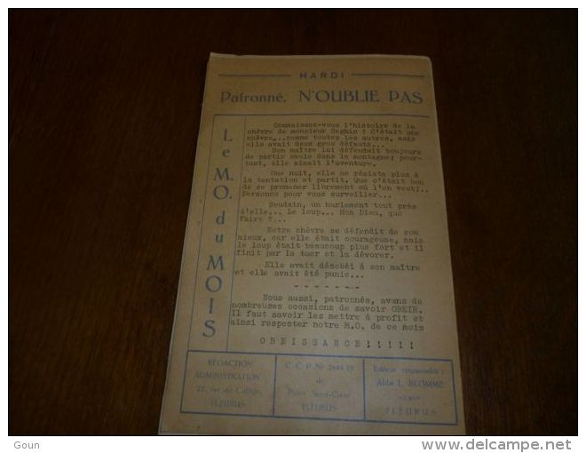 CB3  Hardi Patro Des Garçons De Fleurus 1955 Format A3 - Autres & Non Classés