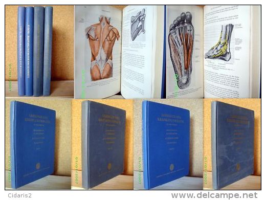"LEHRBUCH DER KRANKENGYMNASTIK" MANUEL REEDUCATION Medecine Medicine Medizin Accident Massage Orthopedie Sport 1959/63 ! - Medizin & Gesundheit