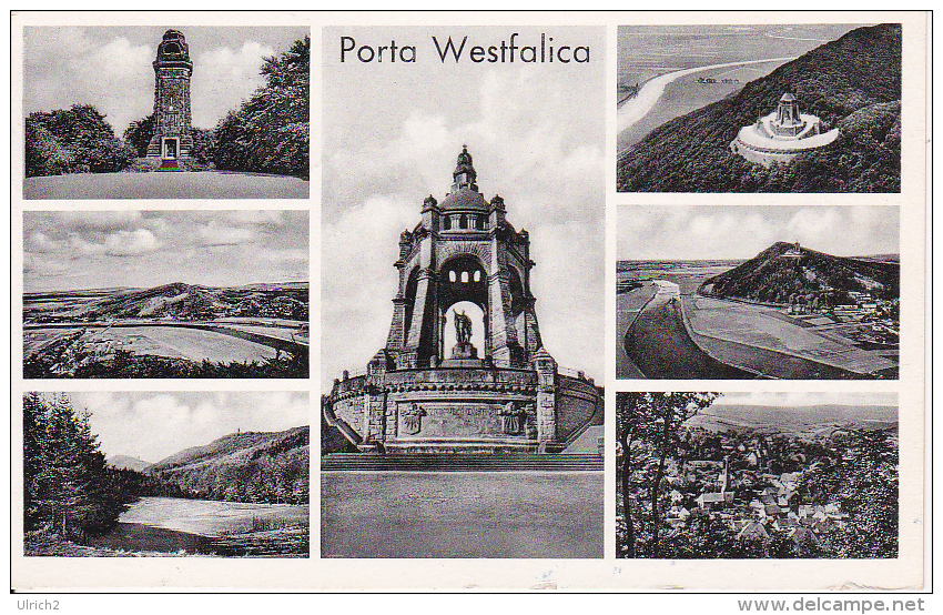 AK Porta Westfalica - Mehrbildkarte - 1953 (8282) - Porta Westfalica