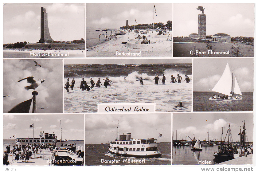 AK Ostseebad Laboe - Mehrbildkarte - 1958 (8285) - Laboe